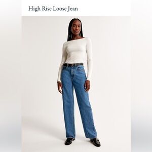 Abercrombie The Loose High Rise Jeans